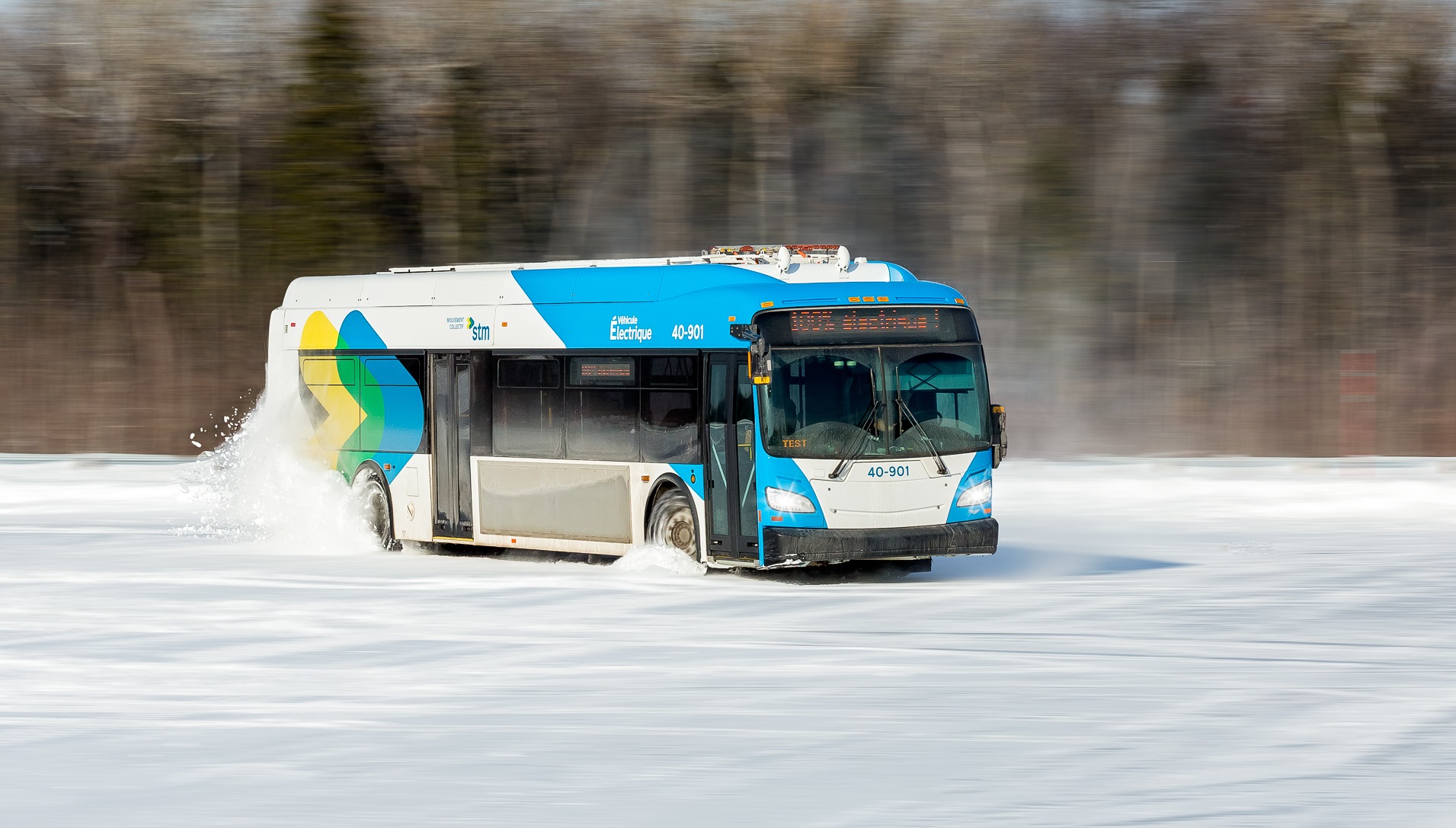 Long-range electric bus passes winter conditions test!