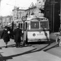AEC trolleybus on Beaubien Street, 1943