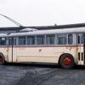 CCB trolleybus at the garage, 1954