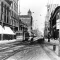 Tramway sur la rue Sainte-Catherine, 1907
