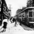 Tramway sur Saint-Laurent, 1918