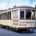 Tramway sur l'avenue Papineau, vers 1955