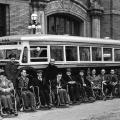 Adapted bus for war veterans, 1953