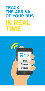 Track the arrival of your bus in real time