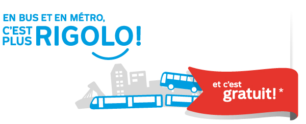 En bus et en métro c'est plus rigolo!