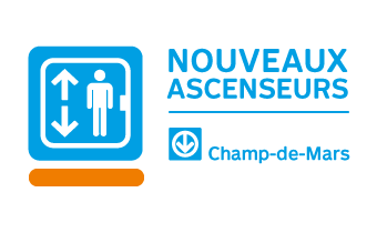 Nouveaux ascenseurs Champ-de-Mars