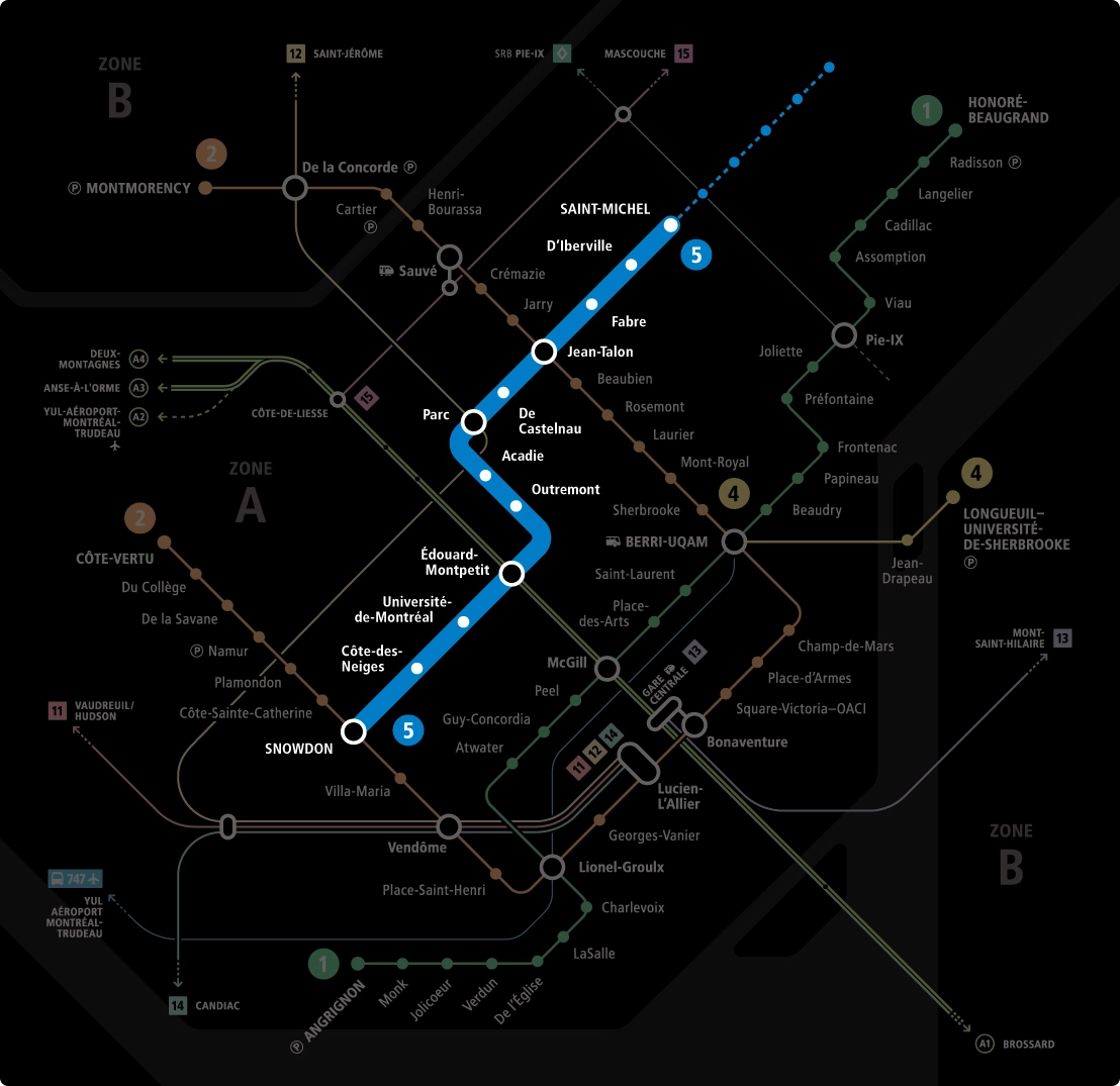 Plan Ligne Bleue - travaux Plan Ligne Bleue - travaux