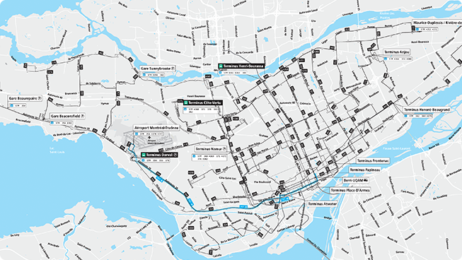 Plan réseau de nuit