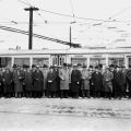 Trolleybuses inauguration, 1937