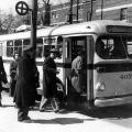 CCB trolleybus on Beaubien Street, 1953