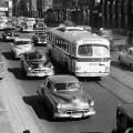 CCB trolleybus on Saint-Laurent Boulevard, 1953
