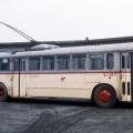 Trolleybus CCB au garage, 1954