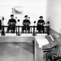 Bus drivers in training, 1955