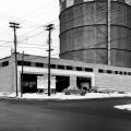 Construction du garage Frontenac, 1956