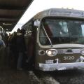 Bus au terminus Longueuil, 1970