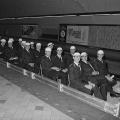 Firefighters visiting métro tunnels, 1974