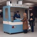 Information desk at Berri-De Montigny Station, 1980