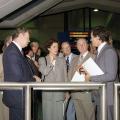 Métro extension inauguration, 1986