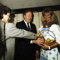 Métro extension inauguration, 1986