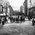 Work at the corner of St. Antoine & St. Laurent, 1912