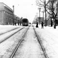 Tramway sur la rue Saint-Denis, 1914