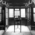Inside a tramway, 1917
