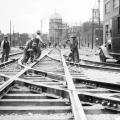 Work at the corner of Smith & Peel, 1934