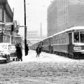 Tramways at the corner of St. Antoine & Peel, 1947