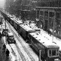Tramways on St. Antoine Street, 1947
