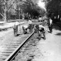 Work on Amherst Street, 1948