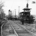 Travaux sur la ligne de Cartierville, 1949