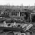 Destruction de tramways, 1957