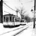 Tramway sur l'avenue Millen, 1959 (Photo: Michel Belhumeur)