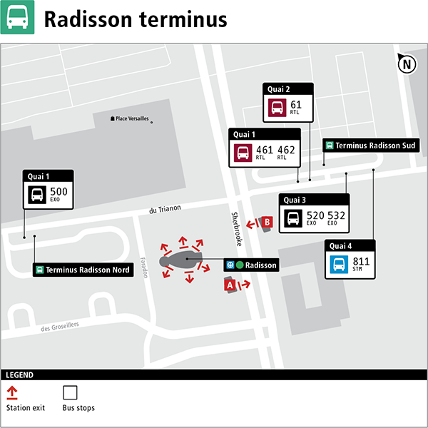 Radisson south terminus
