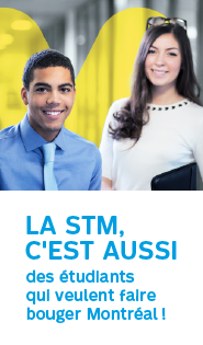 La STM c'est aussi des étudiants qui veulent faire bouger Montréal