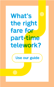 What's the right fare for part-time telework?