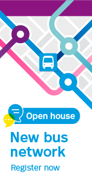 Open house New bus network Register now