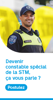 Devenir constable spécial de la STM, ça vous parle?