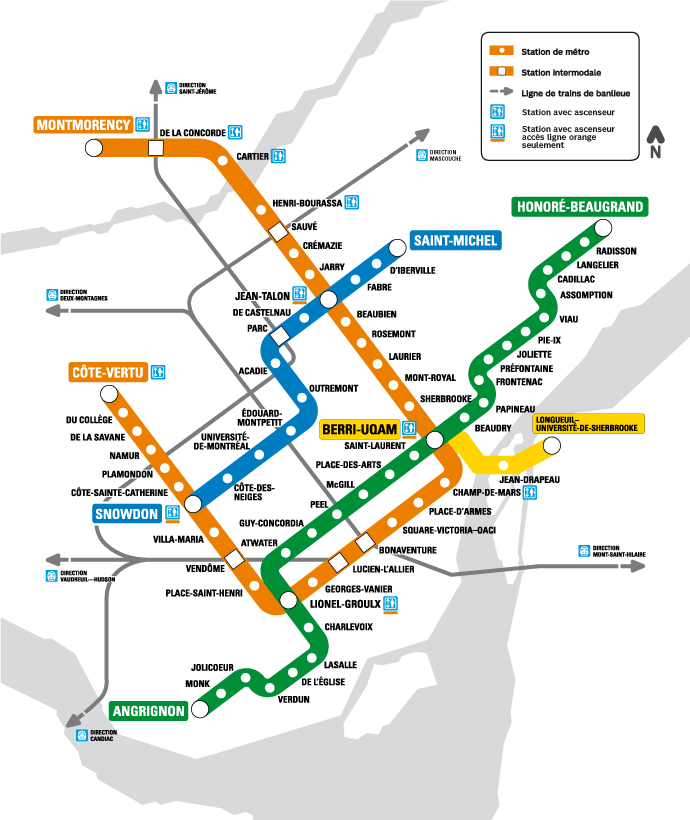 Montreal Metro Map Pdf