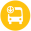 Pictogram special shuttle Yellow line