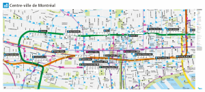 The Downtown map