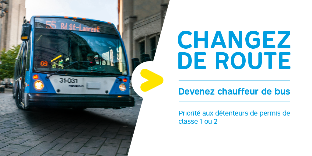 Campagne De Recrutement La Stm A La Recherche De 200 Chauffeurs De Bus Societe De Transport De Montreal