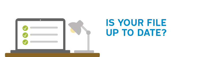 Is your file up to date?