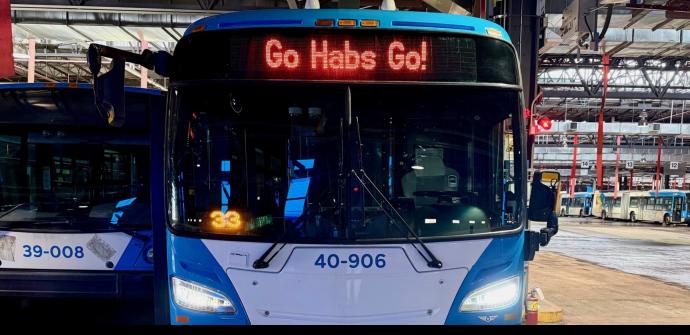 L’expression « GO » de retour sur les bus de la STM