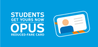 Reduced-fare student OPUS card—the STM encourages online renewals