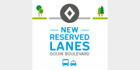 The STM announces the implementation of bus and taxi priority measures on Gouin Boulevard