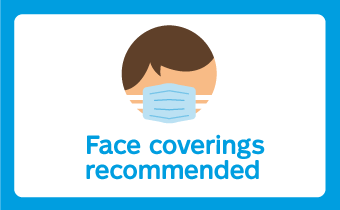 Face-coverings recommended