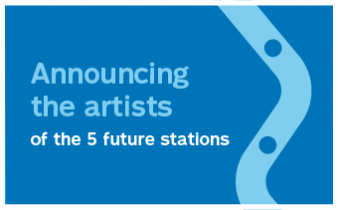 Announcing the artists of the 5 future stations
