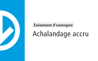 Achalandage accru dans le métro