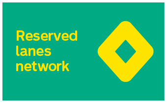 Reserved lanes network